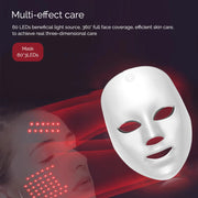 Wireless LED Facial & Neck Mask — Tighten, Rejuvenate & Glow