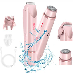 Luxe Electric Razor for Women – Painless Facial, Bikini & Body Hair Trimmer