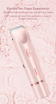 Luxe Electric Razor for Women – Painless Facial, Bikini & Body Hair Trimmer