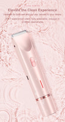 Luxe Electric Razor for Women – Painless Facial, Bikini & Body Hair Trimmer