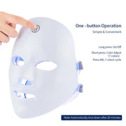 Wireless LED Facial & Neck Mask — Tighten, Rejuvenate & Glow