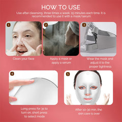 Wireless LED Facial & Neck Mask — Tighten, Rejuvenate & Glow