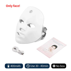 Wireless LED Facial & Neck Mask — Tighten, Rejuvenate & Glow