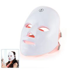 Wireless LED Facial & Neck Mask — Tighten, Rejuvenate & Glow