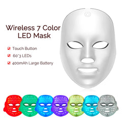 Wireless LED Facial & Neck Mask — Tighten, Rejuvenate & Glow