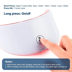 Wireless LED Facial & Neck Mask — Tighten, Rejuvenate & Glow