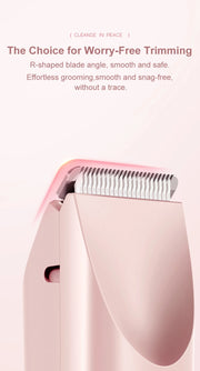 Luxe Electric Razor for Women – Painless Facial, Bikini & Body Hair Trimmer