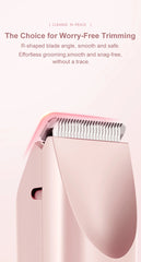 Luxe Electric Razor for Women – Painless Facial, Bikini & Body Hair Trimmer