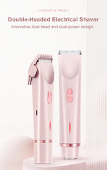 Luxe Electric Razor for Women – Painless Facial, Bikini & Body Hair Trimmer