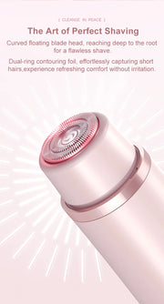 Luxe Electric Razor for Women – Painless Facial, Bikini & Body Hair Trimmer