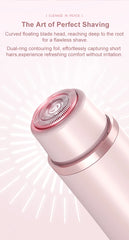 Luxe Electric Razor for Women – Painless Facial, Bikini & Body Hair Trimmer