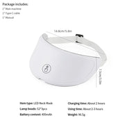 Wireless LED Facial & Neck Mask — Tighten, Rejuvenate & Glow